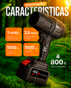 Soprador de Ar Vento Super Poderoso